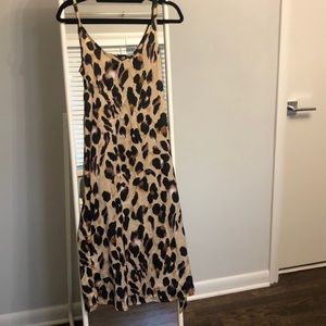Boohoo Leopard Print Dress, size 10